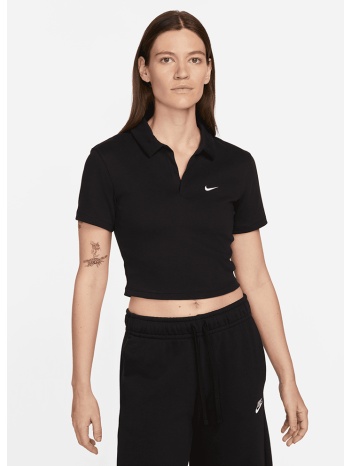 nike w nsw essntl ss polo crp top (9000172911_1480)
