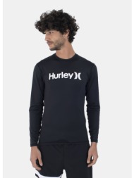 hurley oao quickdry rashguard ls μπλουζα ανδρικο (9000179639_1469)
