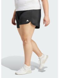 adidas pacer essentials knit high-rise shorts (plus size) (9000196898_1469)