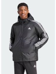 adidas sportswear essentials 3-stripes insulated hooded jacket (9000194138_1469)