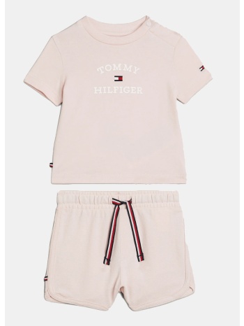 tommy jeans baby th logo short set (9000182571_75508)