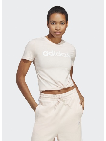 adidas loungwear essentials slim logo γυναικείο t-shirt