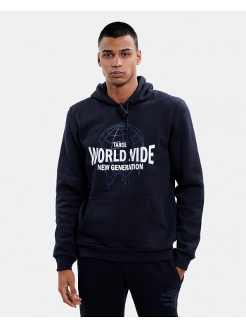 target ``worldwide`` ανδρική μπλούζα με κουκούλα