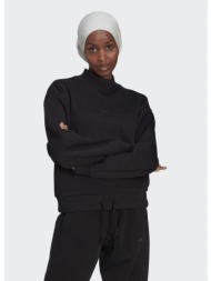 adidas performance all szn fleece mock γυναικεία μπλούζα φούτερ (9000113741_1469)