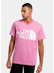 the north face m standard ss tee red violet (9000115371_61999)