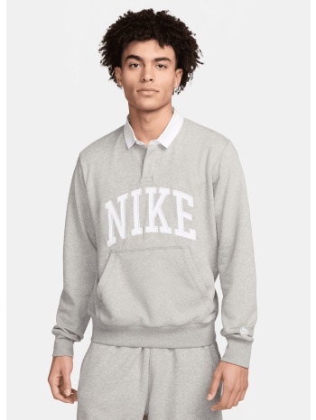 nike m nk club hbr ft ls polo (9000191432_4400)