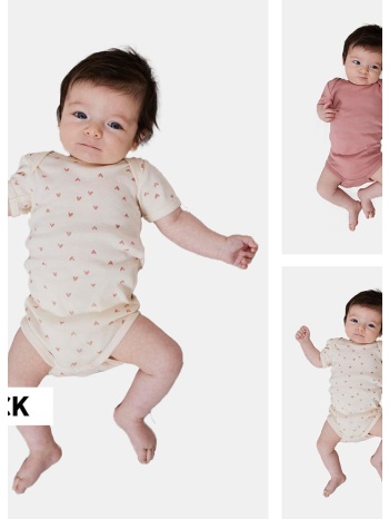 name it nbfbody 2p ss buttercream hearts noos