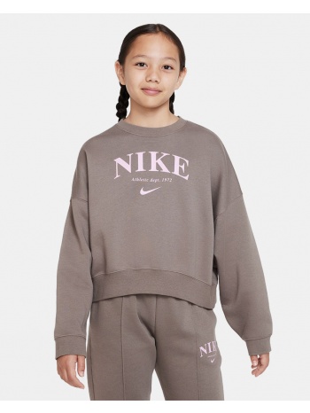nike sportswear trend παιδική μπλούζα φούτερ