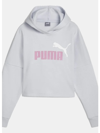 puma ess logo cropped hoodie g (9000193587_79585)