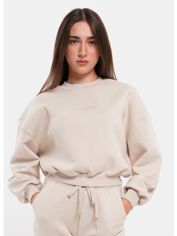 target loose crop crewneck fleece `joyful` (9000190193_109)