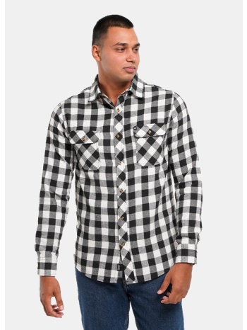 emerson men`s checkered flannel shirt (9000189043_1540)