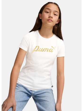 puma ess+ script metallic tee g (9000193626_79622)