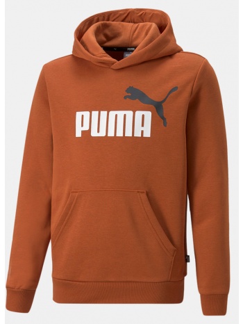 puma essentials παιδική μπλούζα με κουκούλα