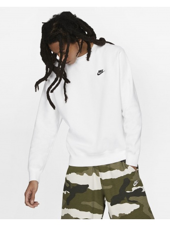 nike sportswear club ανδρική μπλούζα φούτερ
