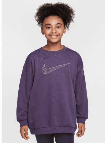 nike g nsw club flc os crew shne (9000190432_79037)