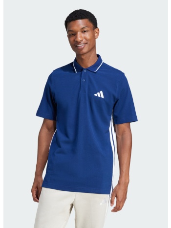 adidas sportswear essentials 3-stripes pique polo shirt