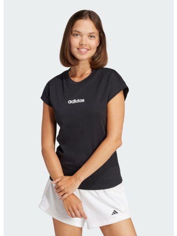 adidas sportswear essentials linear cotton tee