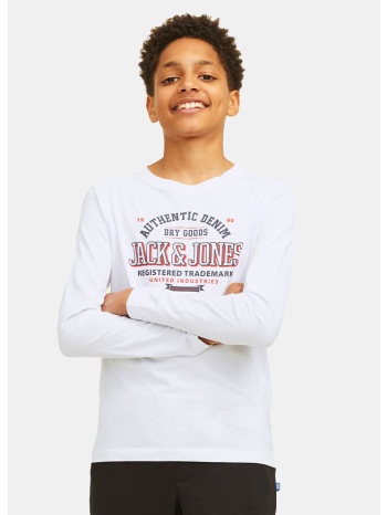 jack & jones jjelogo tee ls o-neck 2 col noos jnr