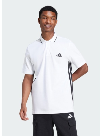 adidas sportswear essentials 3-stripes pique polo shirt