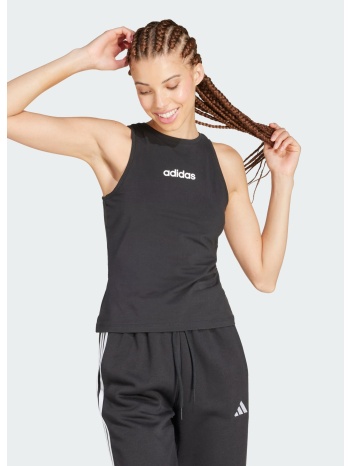 adidas sportswear essentials linear slim cotton tank top