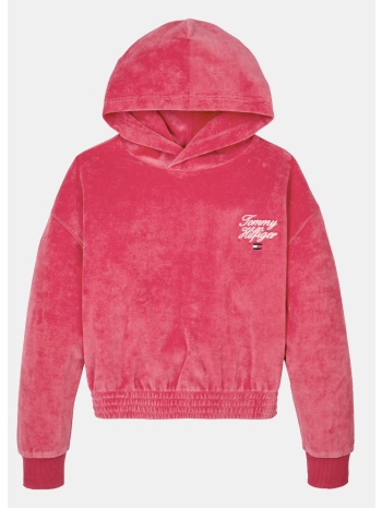 tommy jeans th script velour hoodie (9000201163_81049)