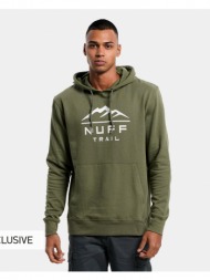 nuff trail logo ανδρική μπλούζα με κουκούλα (9000108367_51465)