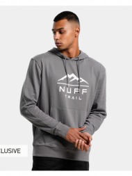 nuff trail logo ανδρική μπλούζα με κουκούλα (9000108368_6778)