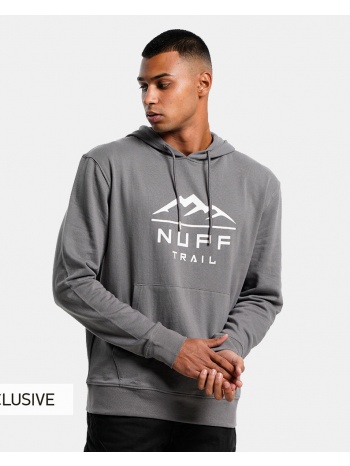 nuff trail logo ανδρική μπλούζα με κουκούλα