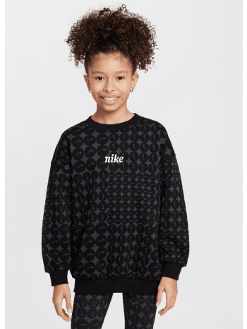 nike g nsw club flc ovrszd crw aop (9000206432_1480)