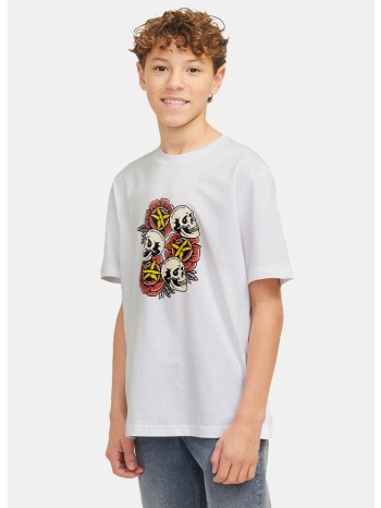 jack & jones joranatomy skull tee ss crew neck sn