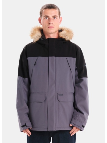 emerson men`s jacket with fur trimmed hood