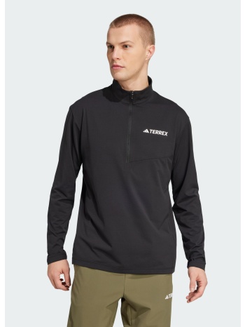 adidas terrex multi climacool 1/2 zip long sleeve tee