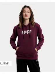 nuff wo’s graphic γυναικεία μπλούζα με κουκούλα (9000108389_11967)