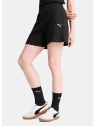 puma ess elevated high-rise rib shorts 5` (9000219010_22489)