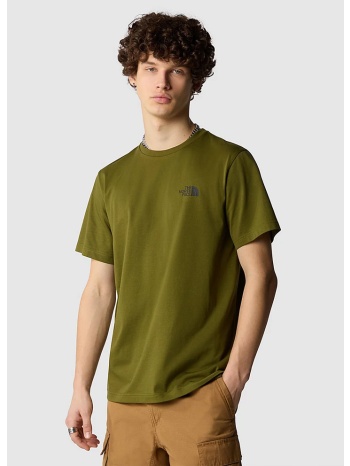 the north face m s/s simple dome tee forest oli