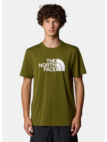 the north face m s/s easy tee forest olive/tn