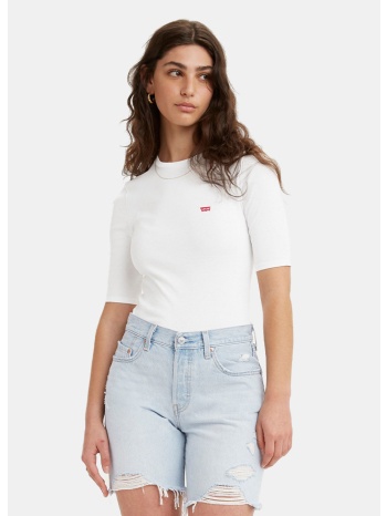 levi`s luca slim tee white + rib (9000222799_26106)
