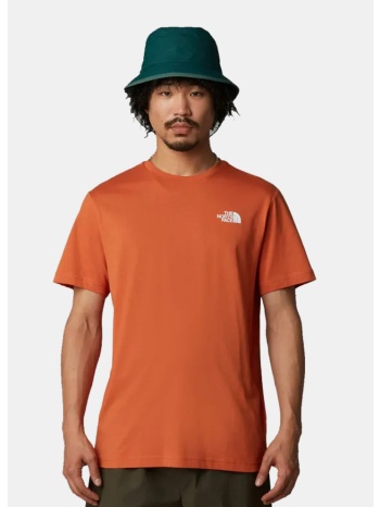 the north face m s/s box nse tee iron bronze-t
