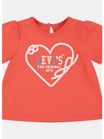 levi`s heart ss puff sleeve slv tee (9000211257_2729)