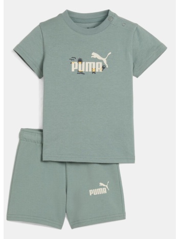puma minicats sandy adventures tee and shorts set