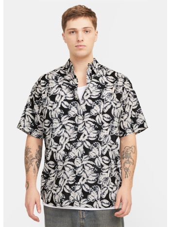 jack & jones jorjoshua split aop shirt ss ln