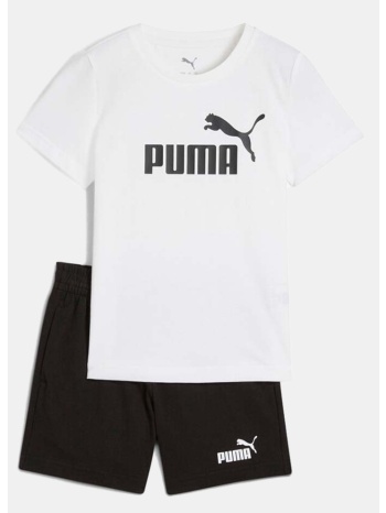 puma ess no.1 logo tee and shorts set ps (9000219025_32182)