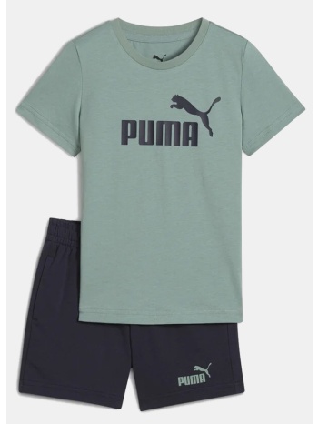 puma ess no.1 logo tee and shorts set ps (9000219027_84176)