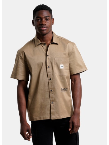 caterpillar basic ανδρικό κοντομάνικο πουκάμισο