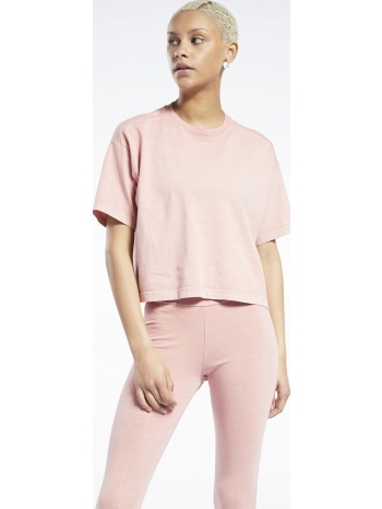 reebok classics natural dye γυναικεία crop μπλούζα