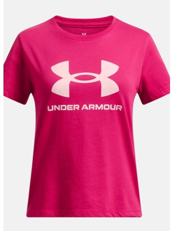 under armour uα big logo παιδικό t-shirt (9000220149_84386)