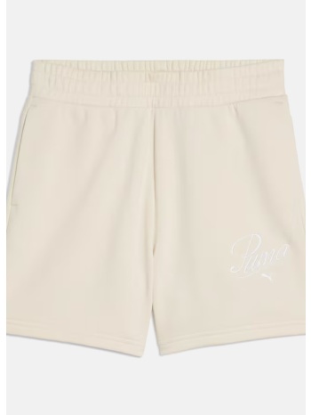 puma essentials script 5` γυναικείο σορτς (9000219002_71747)