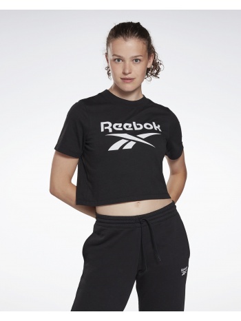 reebok sport identity cropped γυναικείο t-shirt