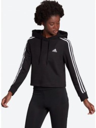 adidas essentials 3-stripes cropped γυναικεία φούτερ (9000082973_1480)