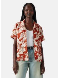 levi`s sonny linen blend camp γυναικείο κοντομάνικο πουκάμισο (9000222767_84675)